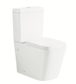 KDK Close Coupled Square Toilet - Rimless Flush